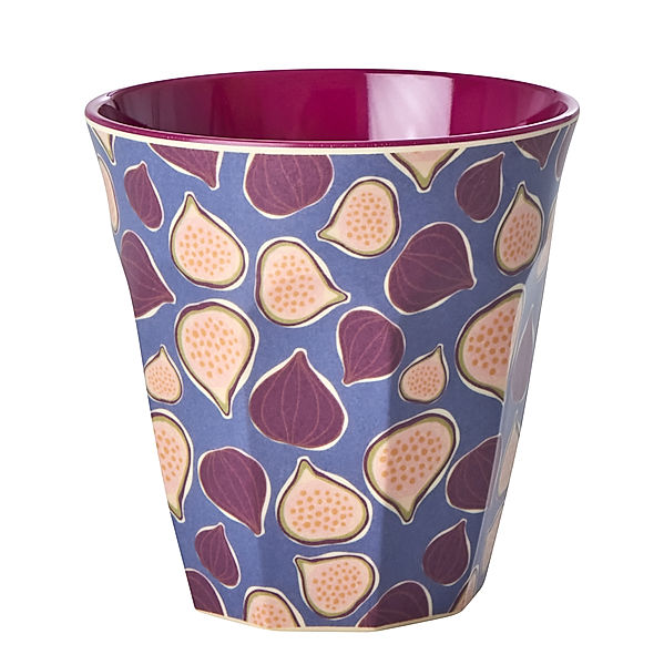 rice Melamin-Trinkbecher FIGS IN LOVE - TWO TONE medium in purple