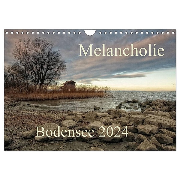 Melancholie-Bodensee 2024 (Wandkalender 2024 DIN A4 quer), CALVENDO Monatskalender, Hernegger Arnold Joseph