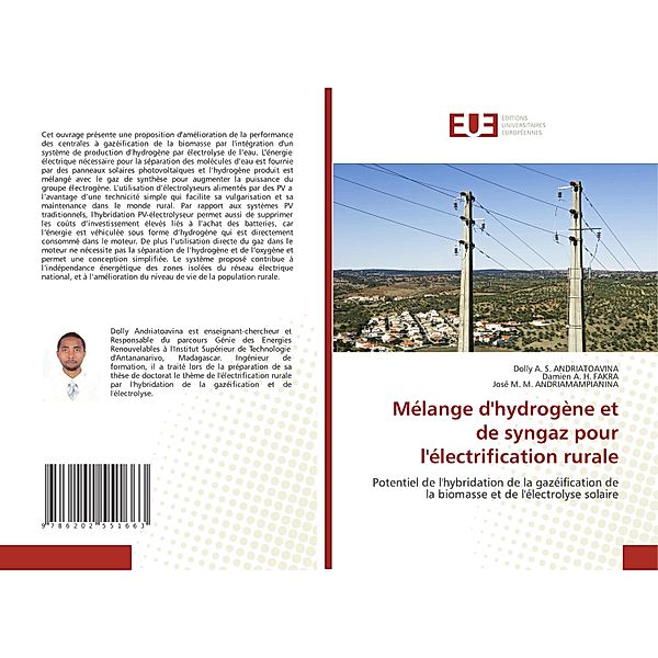 Mélange d'hydrogène et de syngaz pour l'électrification rurale, Dolly A. S. ANDRIATOAVINA, Damien A. H. FAKRA, José M. M. ANDRIAMAMPIANINA