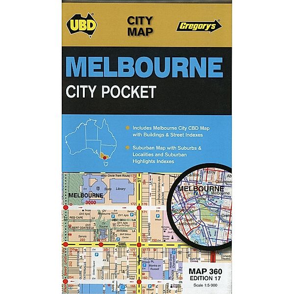 Melbourne City Pocket  1 : 120 000 - 1 : 5 000