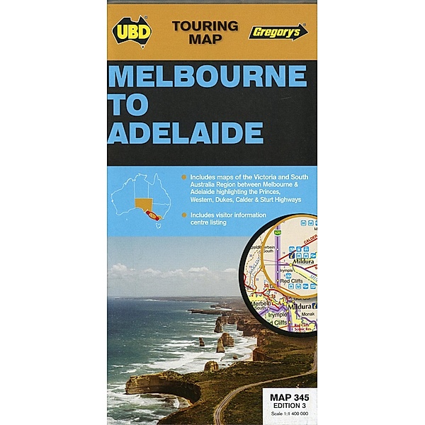 Melbourne to Adelaide  1 : 1 400 000