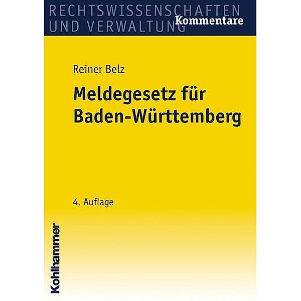 Meldegesetz (MG) für Baden-Württemberg, Reiner Belz