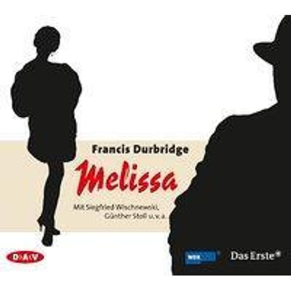 Melissa, 3 Audio-CD, Francis Durbridge