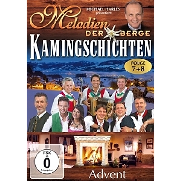 Melodien der Berge - Kamingschichten Advent - Folge 7+8 DVD, Various