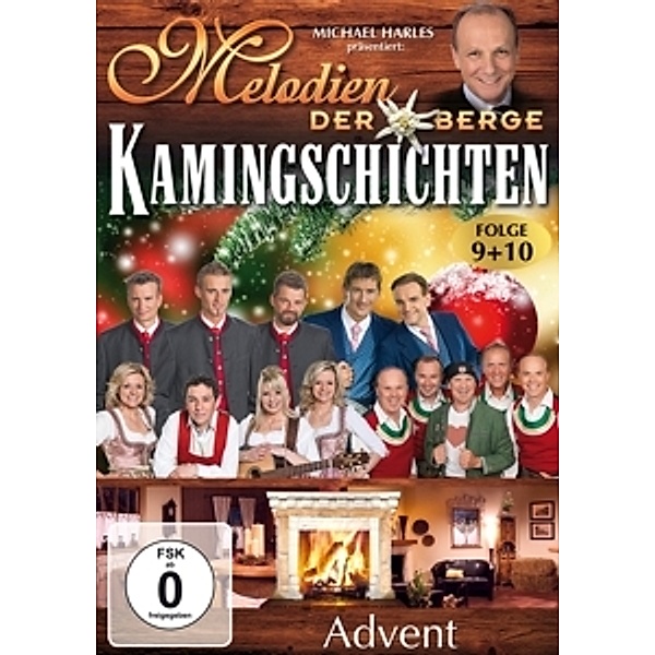 Melodien der Berge - Kamingschichten Advent - Folge 9+10 DVD, Various