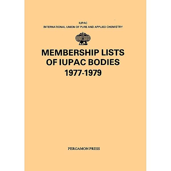 Membership Lists of IUPAC Bodies 1977-1979, Sam Stuart