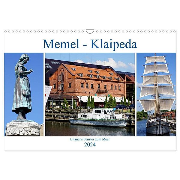 Memel - Klaipeda. Litauens Fenster zum Meer (Wandkalender 2024 DIN A3 quer), CALVENDO Monatskalender, Henning von Löwis of Menar