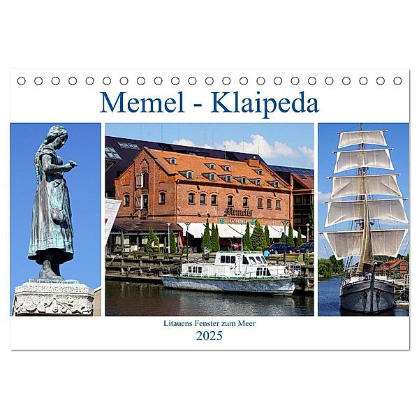 Memel - Klaipeda. Litauens Fenster zum Meer (Tischkalender 2025 DIN A5 quer), CALVENDO Monatskalender, Calvendo, Henning von Löwis of Menar