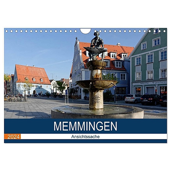 Memmingen - Ansichtssache (Wandkalender 2024 DIN A4 quer), CALVENDO Monatskalender, Thomas Bartruff