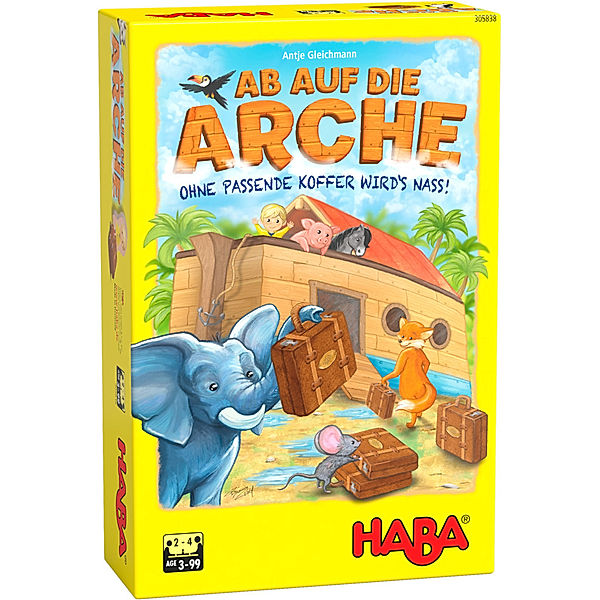 HABA Memo-Spiel AB AUF DIE ARCHE in bunt, Antje Gleichmann, Benjamin Petzold