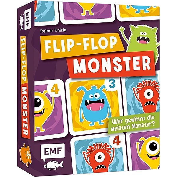 EDITION,MICHAEL FISCHER Memo-Spiel: Flip-Flop Monster, Reiner Knizia