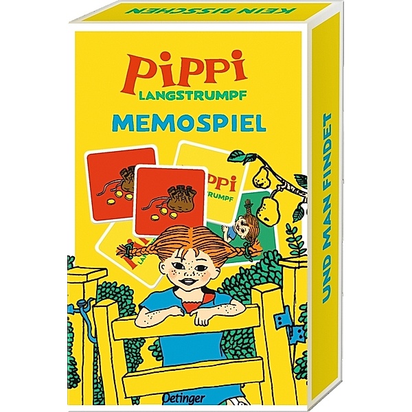 Oetinger Verlag Memo-Spiel PIPPI LANGSTRUMPF in bunt, Astrid Lindgren