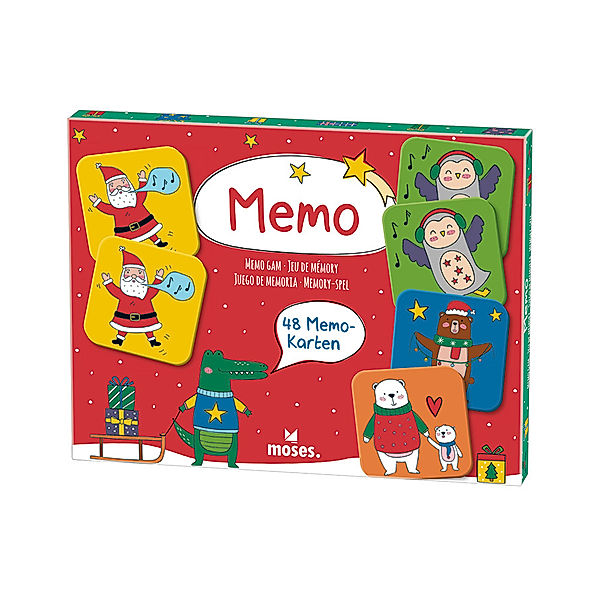 moses Verlag Memo-Spiel WEIHNACHTEN 48-teilig