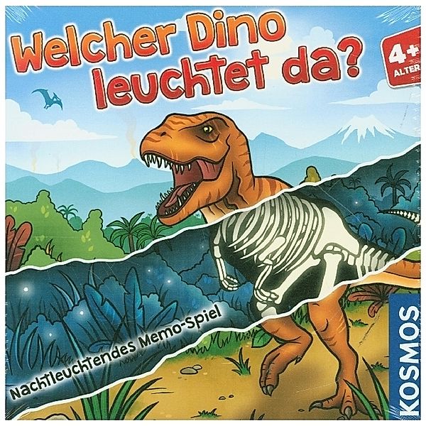 KOSMOS Memo-Spiel: Welcher Dino leuchtet da?