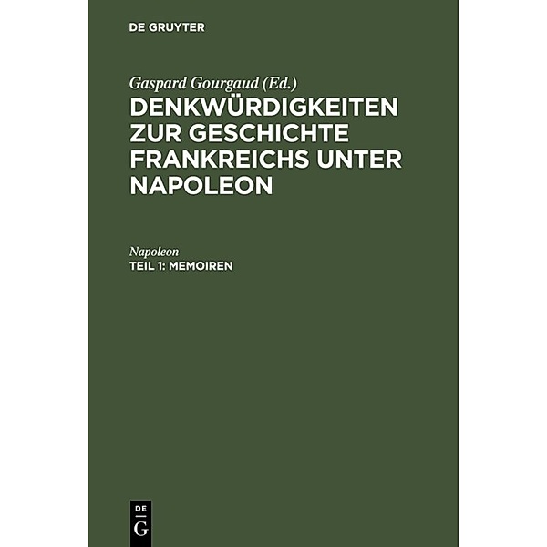 Memoiren, Napoleon
