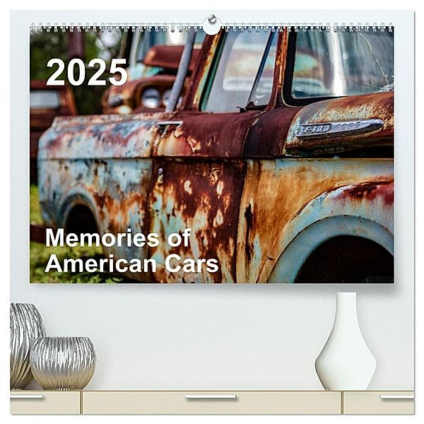 Memories of American Cars (hochwertiger Premium Wandkalender 2025 DIN A2 quer), Kunstdruck in Hochglanz, Calvendo, 30nullvier fotografie