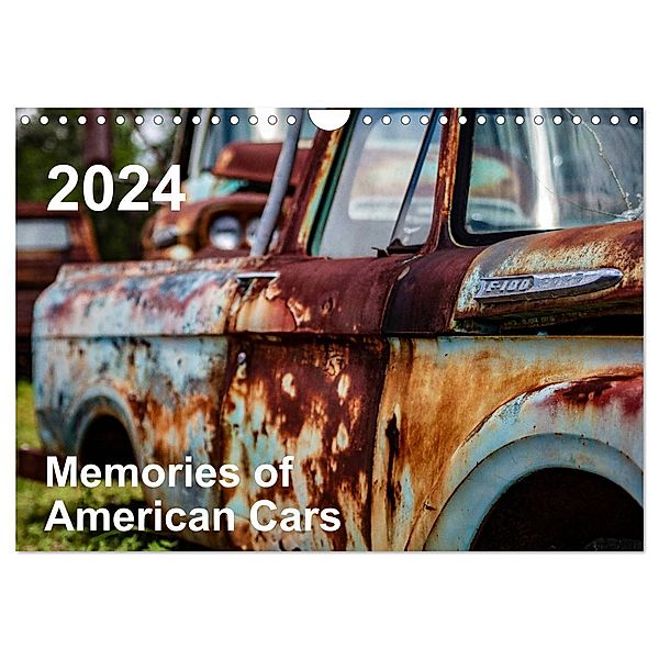 Memories of American Cars (Wandkalender 2024 DIN A4 quer), CALVENDO Monatskalender, 30nullvier fotografie