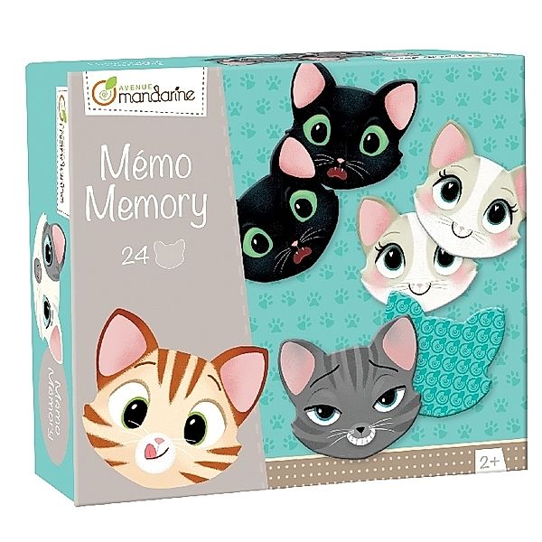 Clairefontaine, ExaClair Memory, Katzen versch. Gesten (Kinderspiel)