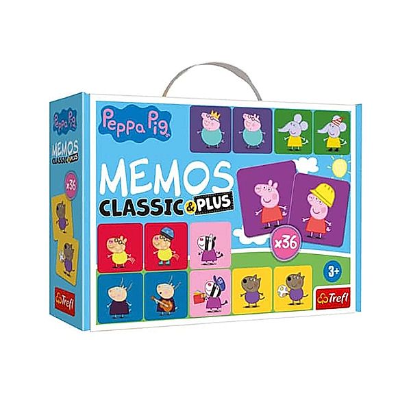 Trefl Memos classic&plus Peppa Pig (Kinderspiel)