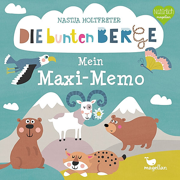 Magellan Verlag Memospiel MEIN MAXI-MEMO - DIE BUNTEN BERGE  16-teilig