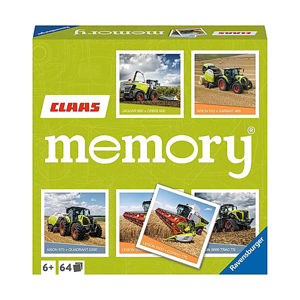 Ravensburger Verlag Memospiel MEMORY® CLAAS, William H. Hurter