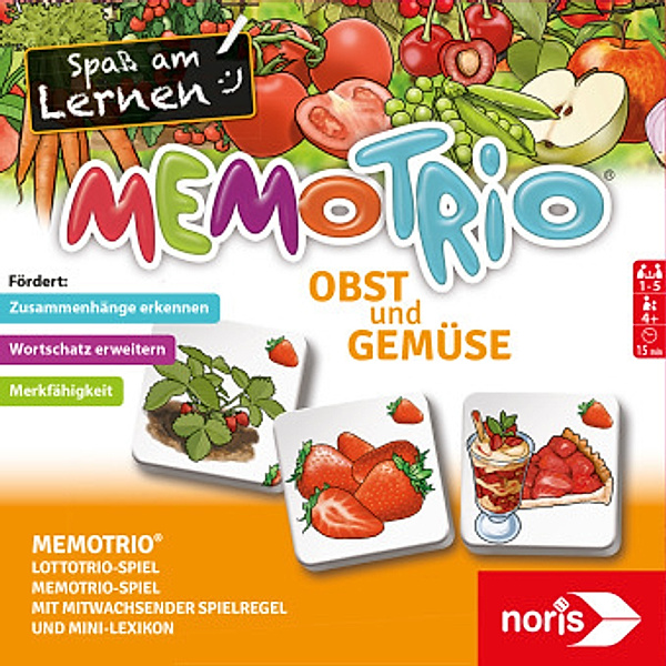MemoTrio Obst und Gemüse (Kinderspiel)