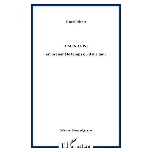 men leisi / Hors-collection, Dalarun Marcel