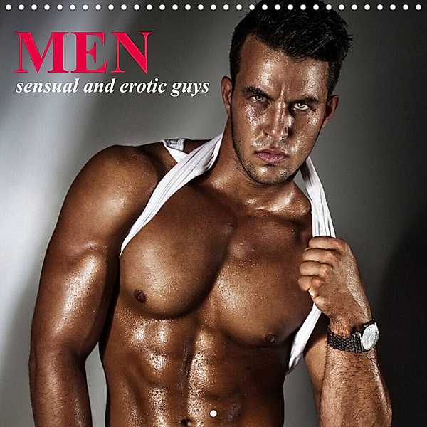 Men - sensual and erotic guys (Wall Calendar 2023 300 × 300 mm Square), Elisabeth Stanzer
