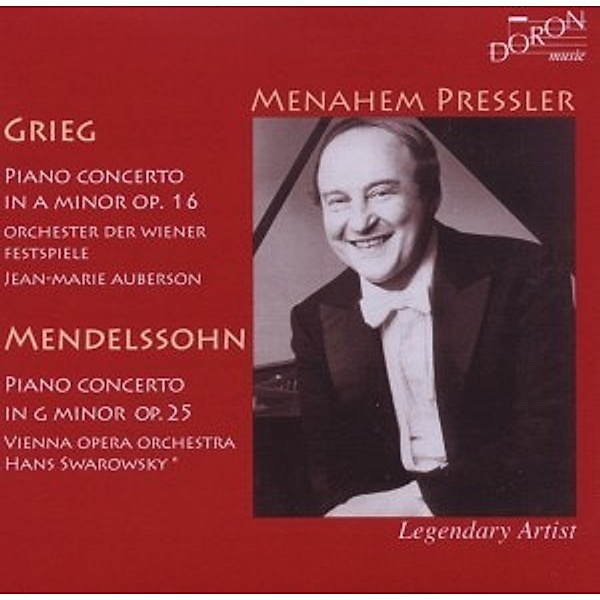 Menahem Pressler Spielt Grieg, Pressler, Auberson, Swarowsky, Orch.d.Wiener Festsp