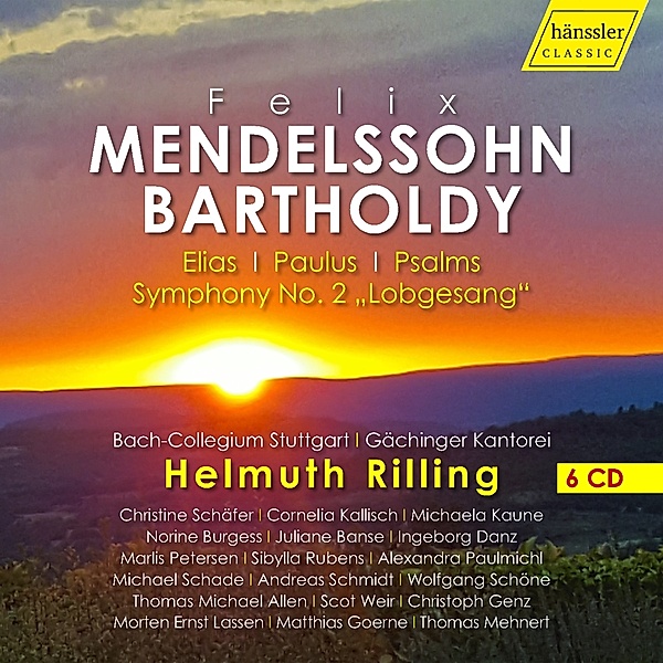 Mendelssohn:Sacred Works/Elias/Paulus, H. Rilling, Gächinger Kantorei, Bach-Collegium