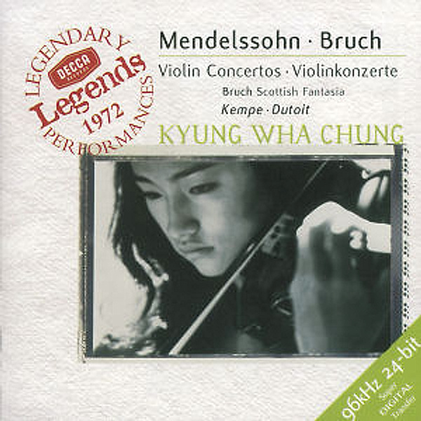 Mendelssohn: Violin Concerto / Bruch: Violin Concerto / Scottish Fantasy, Kyung-Wha Chung, Charles Dutoit, Rpo