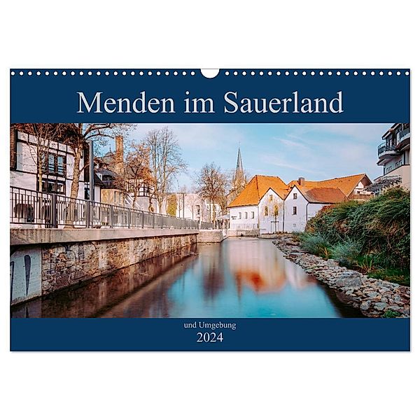 Menden im Sauerland und Umgebung (Wandkalender 2024 DIN A3 quer), CALVENDO Monatskalender, Patrick Rüberg