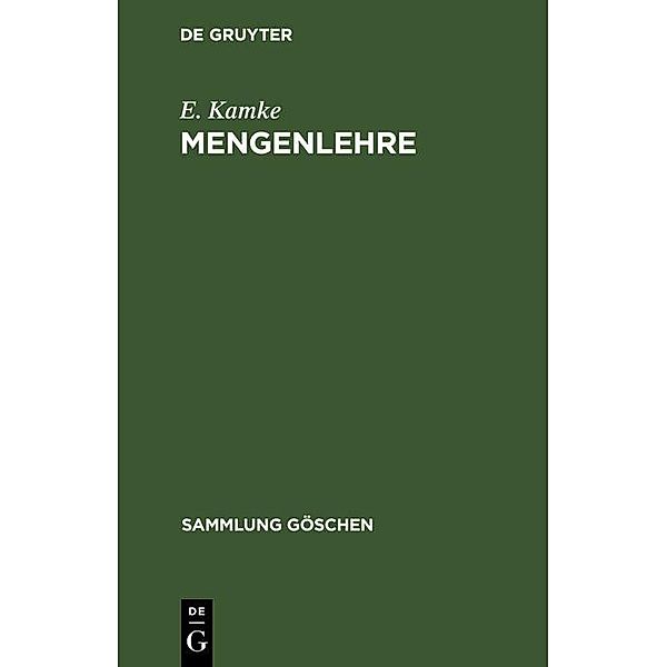 Mengenlehre / Sammlung Göschen Bd.999, E. Kamke