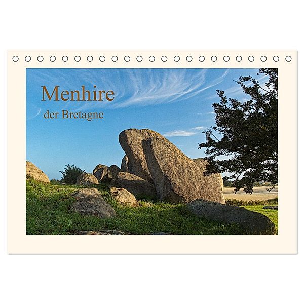 Menhire der Bretagne (Tischkalender 2025 DIN A5 quer), CALVENDO Monatskalender, Calvendo, Markus Beck