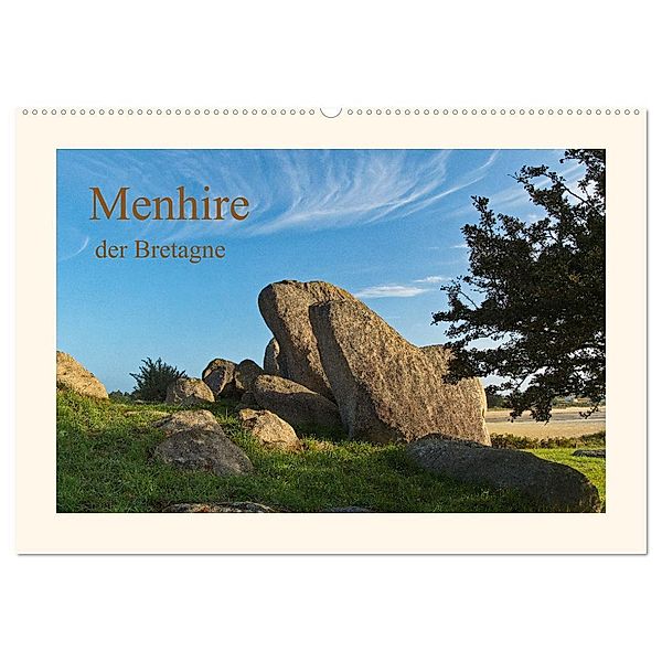 Menhire der Bretagne (Wandkalender 2025 DIN A2 quer), CALVENDO Monatskalender, Calvendo, Markus Beck