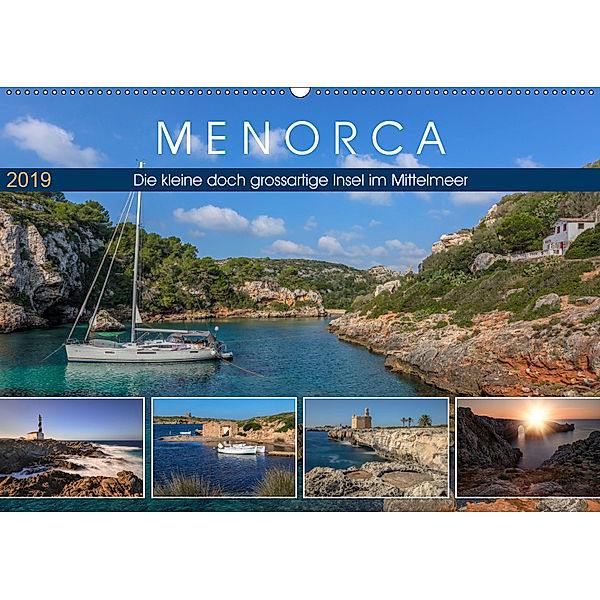 Menorca, die kleine doch grossartige Insel im Mittelmeer (Wandkalender 2019 DIN A2 quer), Joana Kruse