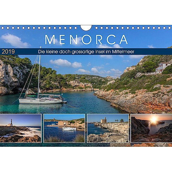 Menorca, die kleine doch grossartige Insel im Mittelmeer (Wandkalender 2019 DIN A4 quer), Joana Kruse