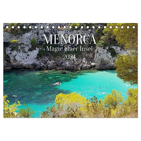 MENORCA Magie einer Insel (Tischkalender 2024 DIN A5 quer), CALVENDO Monatskalender, Petra Maria Kessler