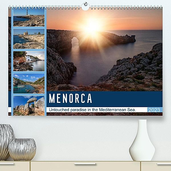 Menorca Untouched paradise in the Mediterranean Sea (Premium, hochwertiger DIN A2 Wandkalender 2023, Kunstdruck in Hochg, Joana Kruse