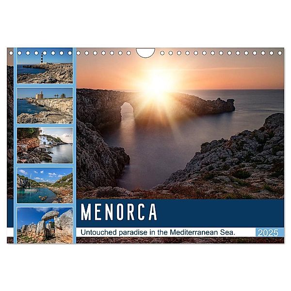 Menorca Untouched paradise in the Mediterranean Sea (Wall Calendar 2025 DIN A4 landscape), CALVENDO 12 Month Wall Calendar, Calvendo, Joana Kruse
