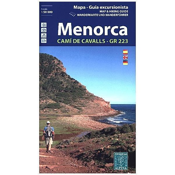 Menorca, Wanderkarte und Wanderführer. Menorca, Mapa - Guia excursionista. Menorca, Map & Hiking Guide. Menorca, Mapa - Guia excursionista. Menorca, Map & Hiking Guide