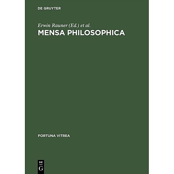 Mensa philosophica, Erwin Rauner