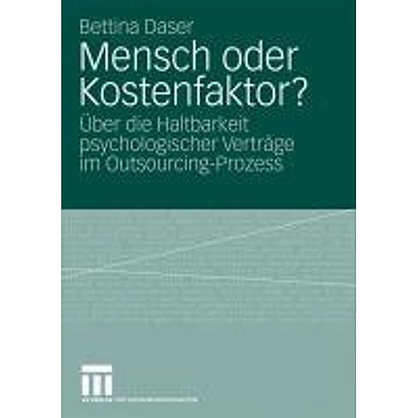 Mensch oder Kostenfaktor?, Bettina Daser