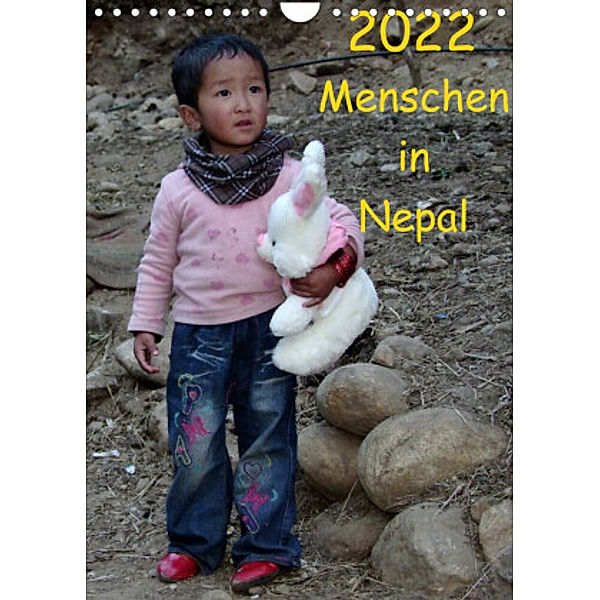 Menschen in NepalAT-Version  (Wandkalender 2022 DIN A4 hoch), Johann Ecker