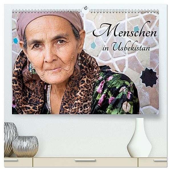 Menschen in Usbekistan (hochwertiger Premium Wandkalender 2025 DIN A2 quer), Kunstdruck in Hochglanz, Calvendo, Nicole Giessmann-Keller