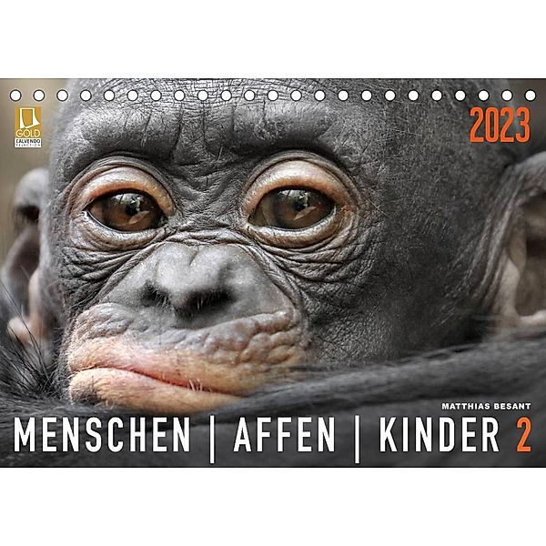 MENSCHENAFFENKINDER 2 (Tischkalender 2023 DIN A5 quer), Matthias Besant