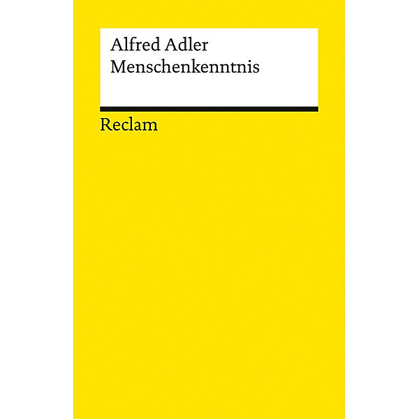 Menschenkenntnis, Alfred Adler
