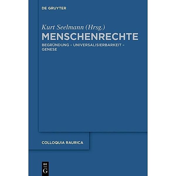 Menschenrechte / Colloquia Raurica Bd.15