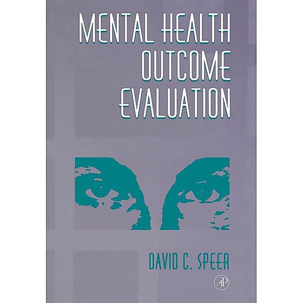 Mental Health Outcome Evaluation, David C. Speer