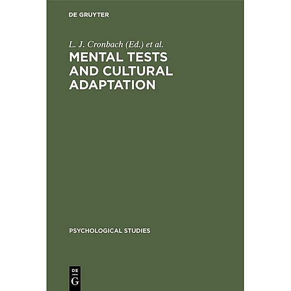 Mental tests and cultural adaptation